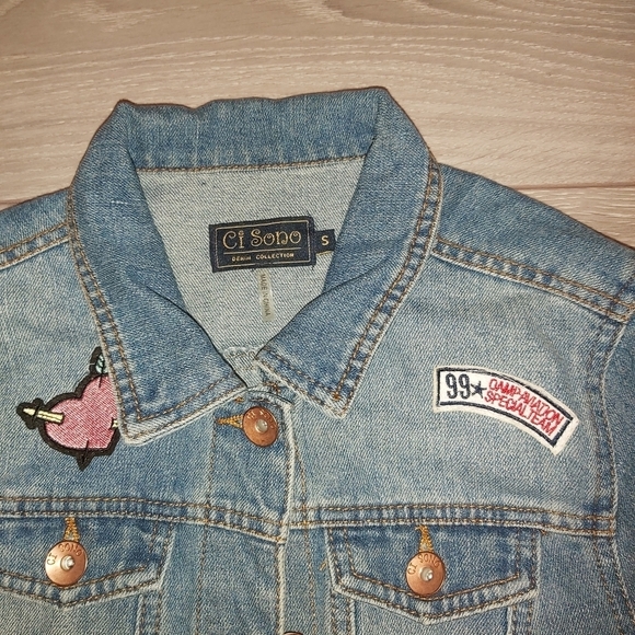 Ci Sono Designer Jean Jacket - Picture 3 of 4